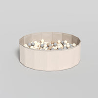 Foldable Baby Playpen with House and 1.6in Matching Toys| Star-Moon