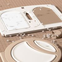 Foldable Baby Playpen with House and 1.6in Matching Toys| Star-Moon