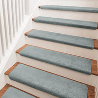 Bullnose Carpet Stair Treads | Ultra Plush Soft (Set of 14,7,2)