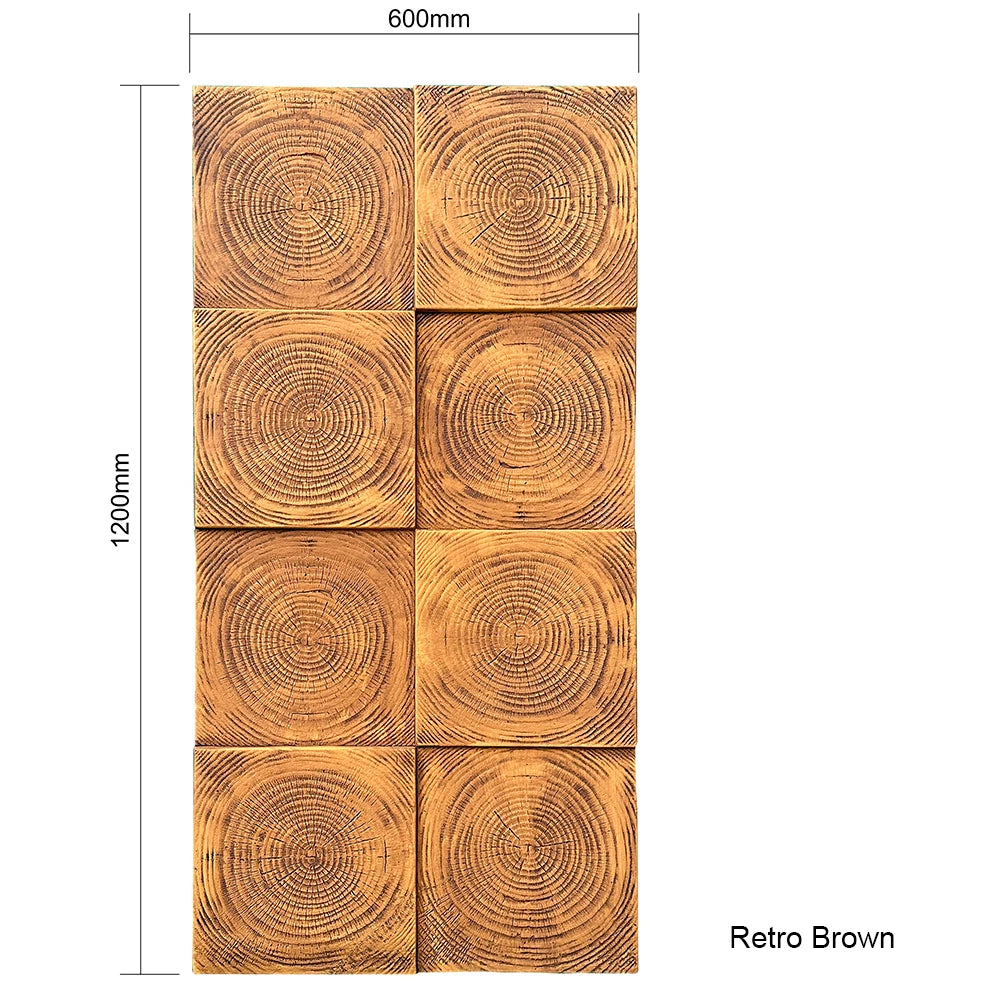 Indoor Faux Brick Wall Panels 3d Wall Panels – Growth Ring Tree