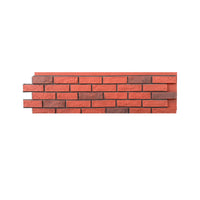 PU 3D Faux Stone Wall Panels Red Brick Wall Panel Imitation Stone Wall Panel