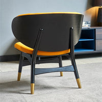 Modern Accent Chair Little Armchair designed Upholstered Chair Tufted Wide Hug Backrest Chair