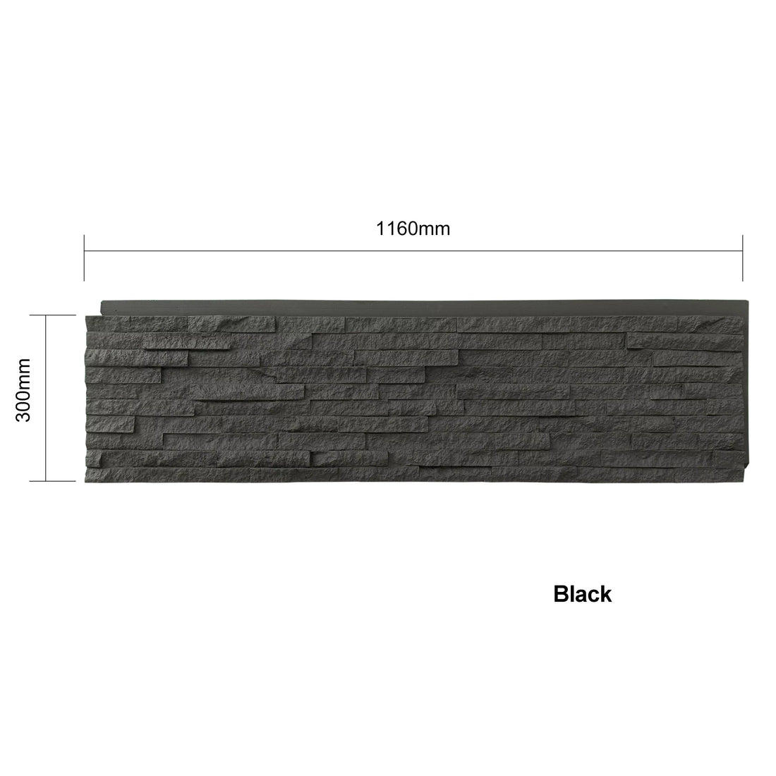 Stone Wall Panels PU 3D Strip Rock 3d Wall Panels-Strip Rock