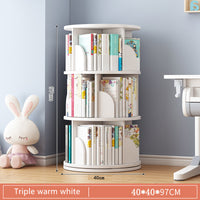 Children's rotating bookshelf