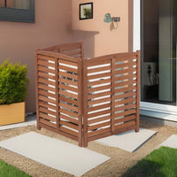 Outdoor Air Conditioner Fence Screen, Outside Wood Privacy Fence