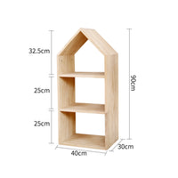 Household children's bookshelf room type toy storage locker solid wood bookshelf toy storage rack 2 in 1 combination cabinet