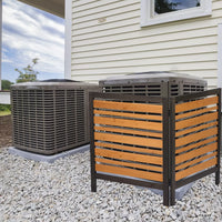 Outdoor Air Conditioner Fence Screen, Outside Wood Privacy Fence