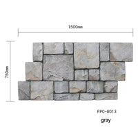 FPC Decorative Wall Panels 3d Wall Panels Crushed Rocks - Wall Stone