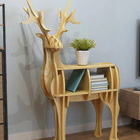 Creative Kids Bookshelf Wooden elk Animal Bookshelf