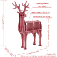 Creative Kids Bookshelf Wooden elk Animal Bookshelf