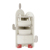 Kids Cactus Corner Bookshelf – Multi-Layer Storage with 3 Bins & Dustproof Bottom Cabinet
