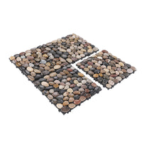 Pure Era  - 12''x 12'' Interlocking Stone Deck Tiles Patio Tiles