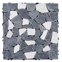 Pure Era  - 12''x 12'' Interlocking Stone Deck Tiles Patio Tiles