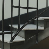 Pure Era - Tape Free Bullnose Carpet Stair Treads - Non-silp Pet Friendly Peel and Stick