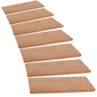 Pure Era - Non-slip Tape Free Bullnose Carpet Stair Treads Pet Friendly Peel and Stick