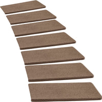 Pure Era - Non-slip Tape Free Bullnose Carpet Stair Treads Pet Friendly Peel and Stick