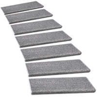 Pure Era - Non-slip Tape Free Bullnose Carpet Stair Treads Pet Friendly Peel and Stick