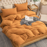 Pure Era | Jersey Duvet Cover Set - Burnt Orange