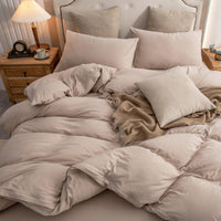 Pure Era - Jersey Duvet Cover Set - Heathered Tan