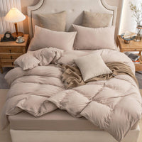 Pure Era - Jersey Duvet Cover Set - Heathered Tan