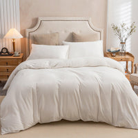 Pure Era - Jersey Duvet Cover Set - Off White