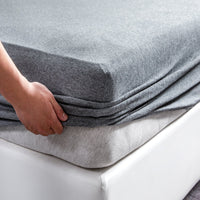 Pure Era - T-shirt Cotton Jersey Knit Bed Fitted Sheet