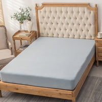 Jersey Fitted Bottom Sheet - Light Blue