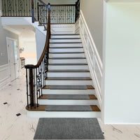 Pure Era Bullnose Carpet Stair Treads Non-slip Tape Free Pet Friendly Indoor Stair Protectors