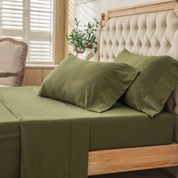 Jersey Knit Sheet Set - Olive Green