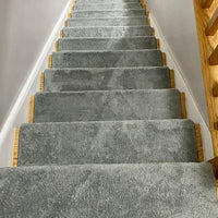 Pure Era - Non-slip Tape Free Bullnose Carpet Stair Treads Pet Friendly Peel and Stick 