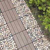 Pure Era - 12''x 12'' Interlocking Stone Deck Tiles Patio Tiles