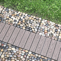 Pure Era - 12''x 12'' Interlocking Stone Deck Tiles Patio Tiles