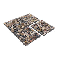 Pure Era - 12''x 12'' Interlocking Stone Deck Tiles Patio Tiles