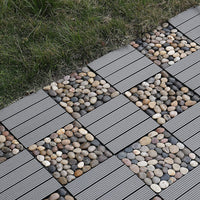 Pure Era - Interlocking Patio Tiles Composite Deck Tiles - Gray