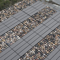 Pure Era - Interlocking Patio Tiles Composite Deck Tiles - Gray