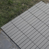 Pure Era - Interlocking Patio Tiles Composite Deck Tiles - Gray