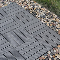 Pure Era - Interlocking Patio Tiles Composite Deck Tiles - Gray