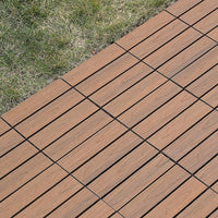 Pure Era - Interlocking Patio Tiles Composite Deck Tiles - Light Brown