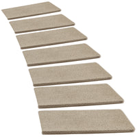 Pure Era Bullnose Carpet Stair Treads Non-slip Tape Free Pet Friendly Indoor Stair Protectors 