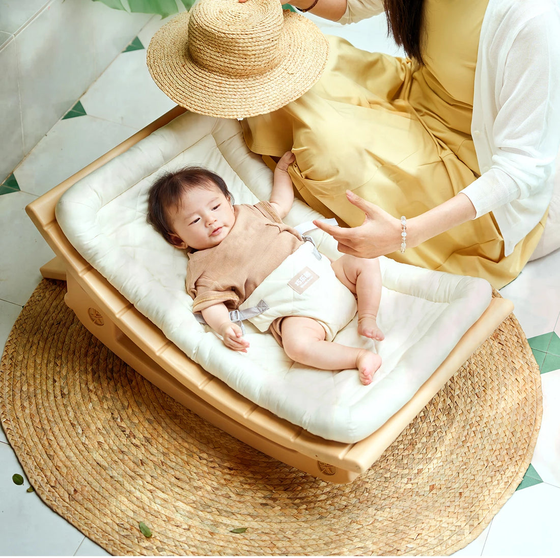 Best Newborn Bassinet Infant Bassinet Baby Rocking Chair Non-electric Cradle Soothing Chair