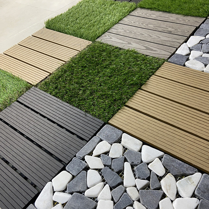 12''x12'' Faux Grass Interlocking Deck Tiles (Pack of 10)