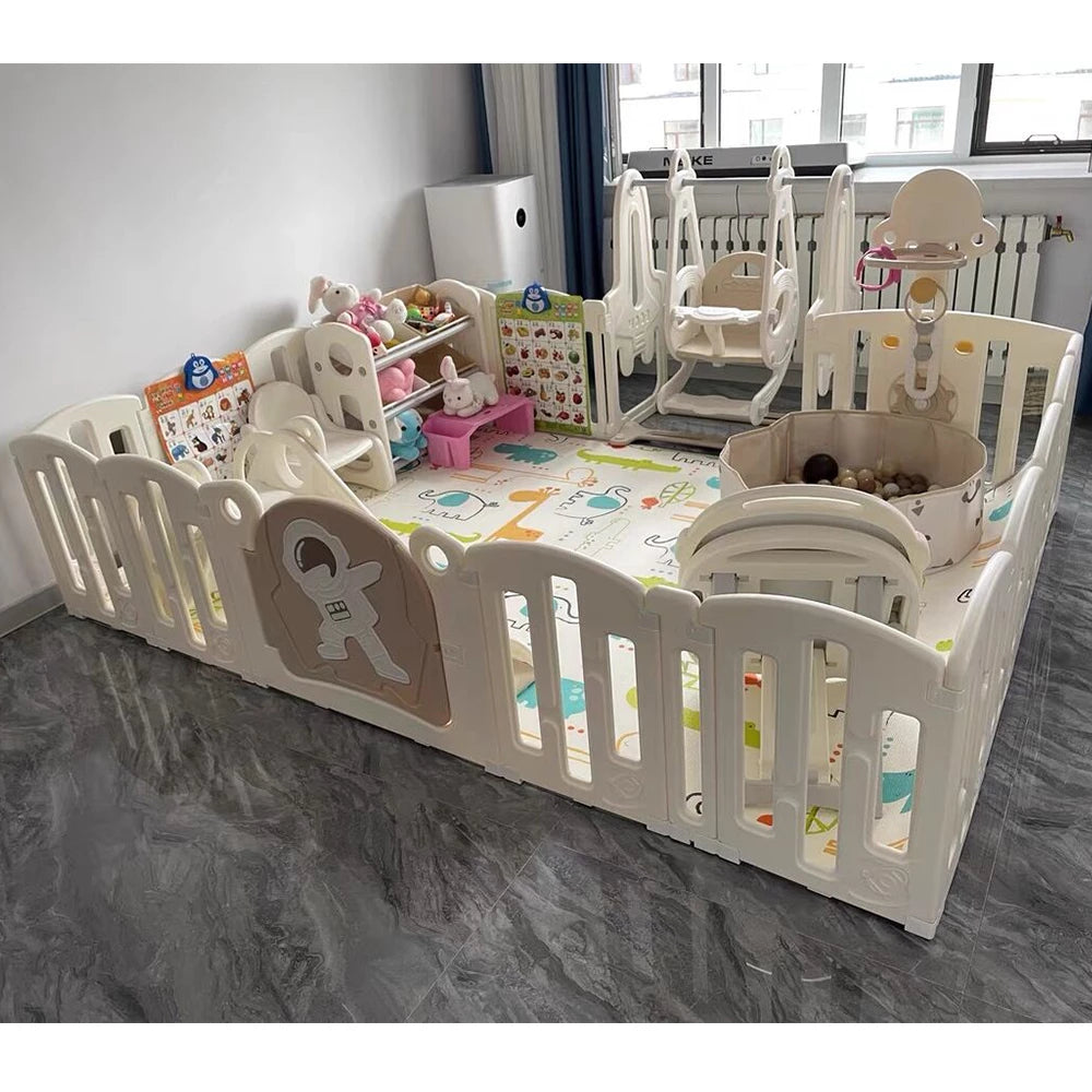 Large Baby Playpen with Toys Game Fence