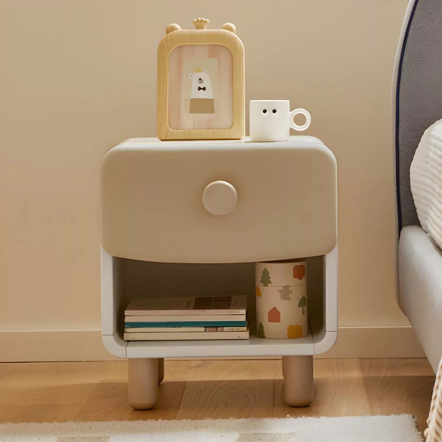 Nightstand Children's Nightstand Modern Simple Youth Wooden Shelving Cabinet Bedroom Bedside Storage Organizer Bedside Table