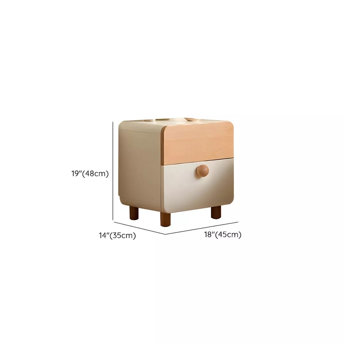 Nightstand Bedside Table Simple Modern Bedroom Home Storage Cabinet Large Capacity Small Cabinet Bedside Table