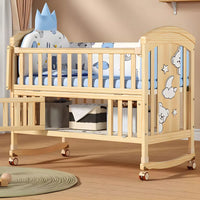 Pure Era Baby Crib Sets with Changing Table Infant Portable Crib