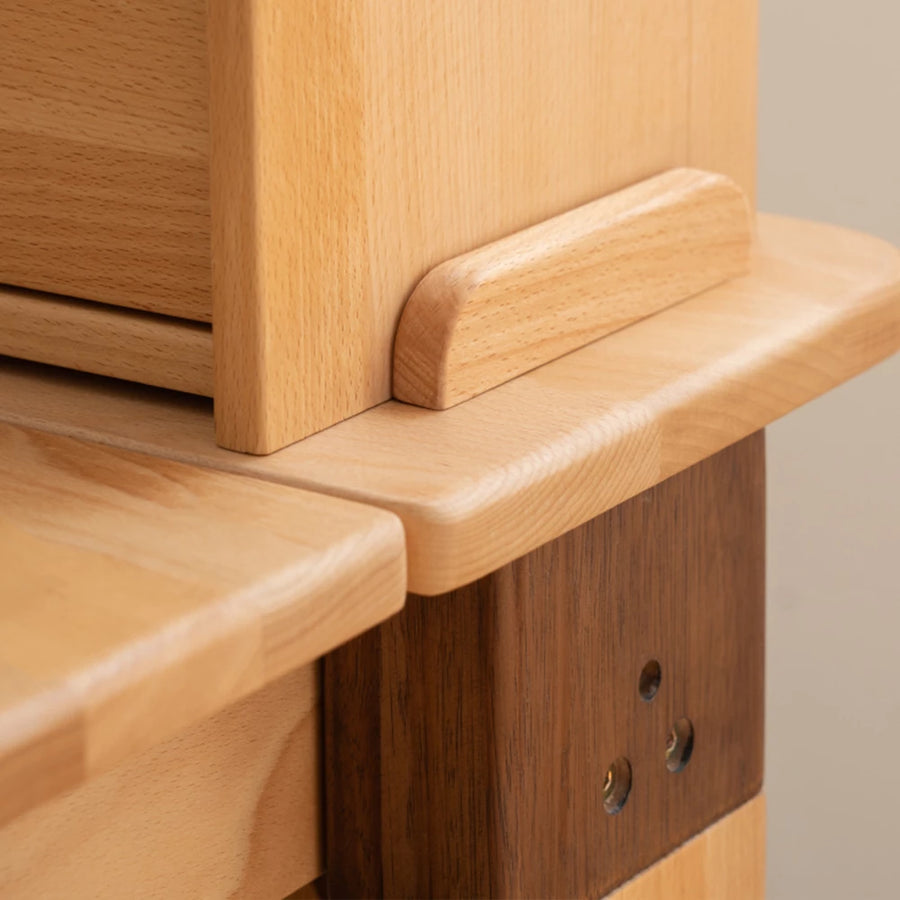 Solid wood liftable study table, childrens desk table of study, study table for kids