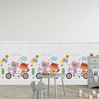 Peel and Stick Wallaper, Wallpaper Self-adhesive 3D Baseboard Wall Sticker, Waterproof and Anti-collision Wall Sticker