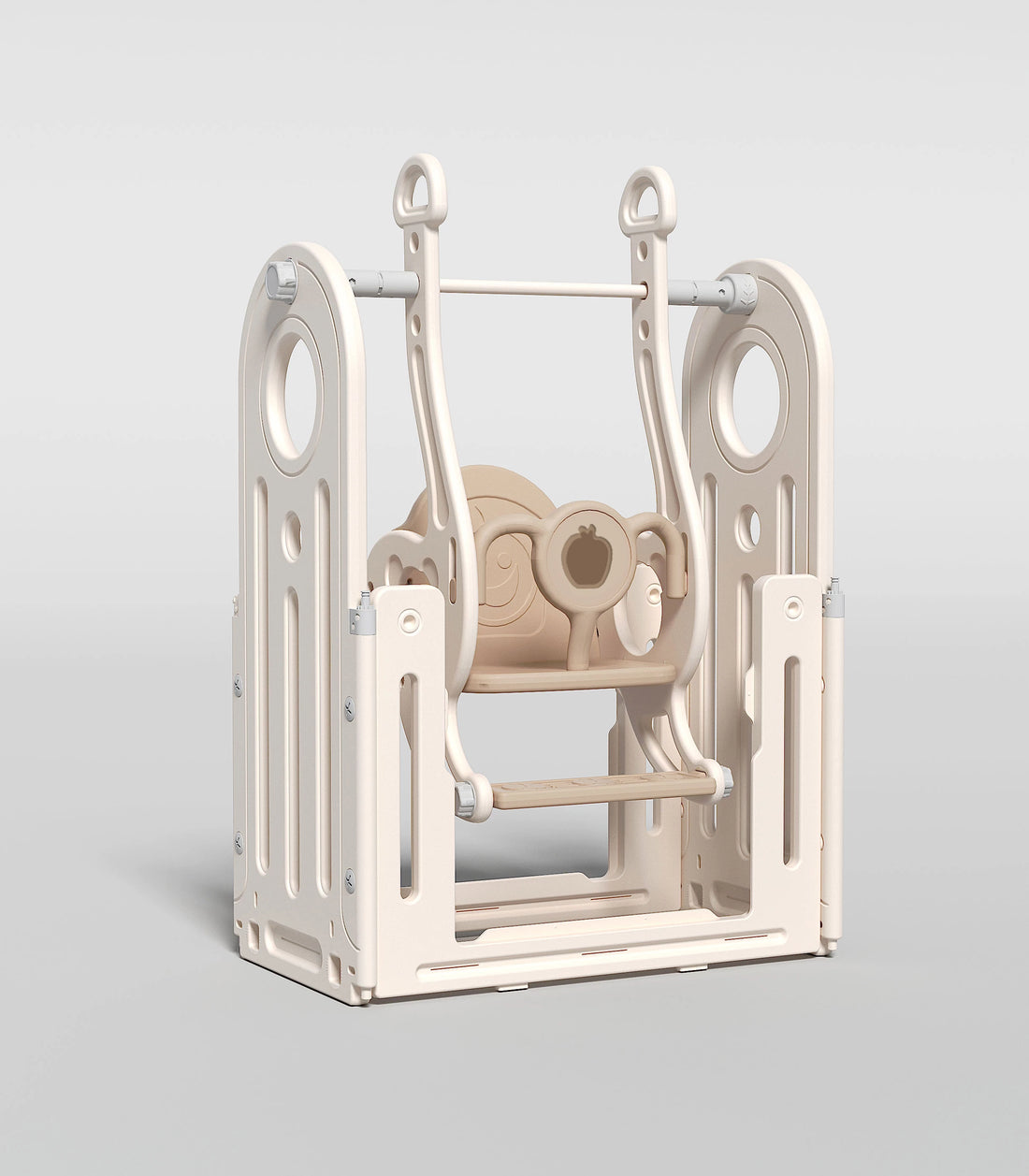 Foldable Baby Playpen with House and 1.6in Matching Toys| Star-Moon