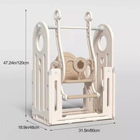 Foldable Baby Playpen with House and 1.6in Matching Toys| Star-Moon