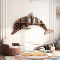 Kids Creative Dolphin Bookshelf Locker Wooden
